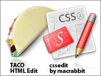 TACO HTML Edit and cssedit